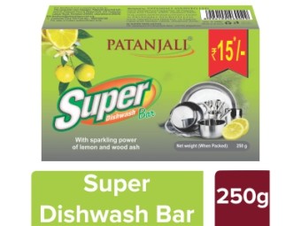 Patanjali Super Dish Wash Bar 250 Gm Pack of 10