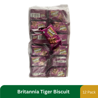 Britannia Tiger Biscuit 40gm (Pack of 12)