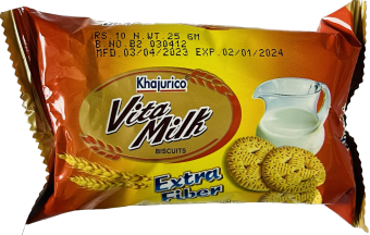 Khajurico Vita Milk Biscuits 25gm